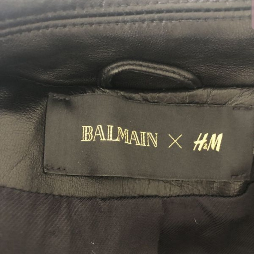 SOLD!!! Balmain leather jacket - Picture 6 of 8